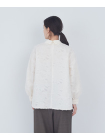 【ADIEU TRISTESSE】フラワージャカード襟付きブラウス 詳細画像 ブラック 18