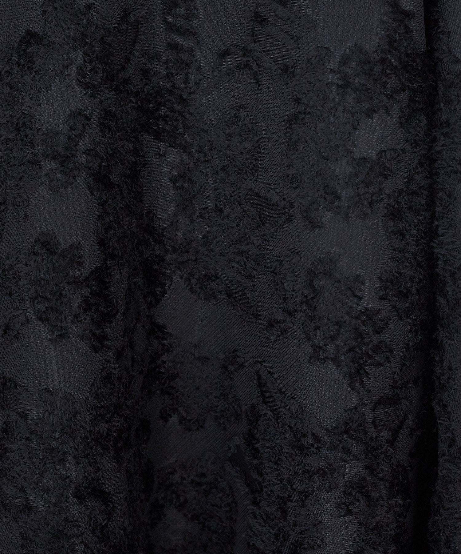 【ADIEU TRISTESSE】フラワージャカード襟付きブラウス 詳細画像 ブラック 12