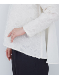 【ADIEU TRISTESSE】フラワージャカードブラウス 詳細画像 ブラック 15