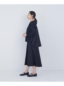 【ADIEU TRISTESSE】フラワージャカードブラウス 詳細画像 ブラック 2