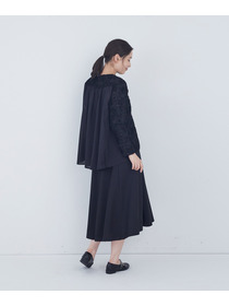 【ADIEU TRISTESSE】フラワージャカードブラウス 詳細画像 ブラック 3