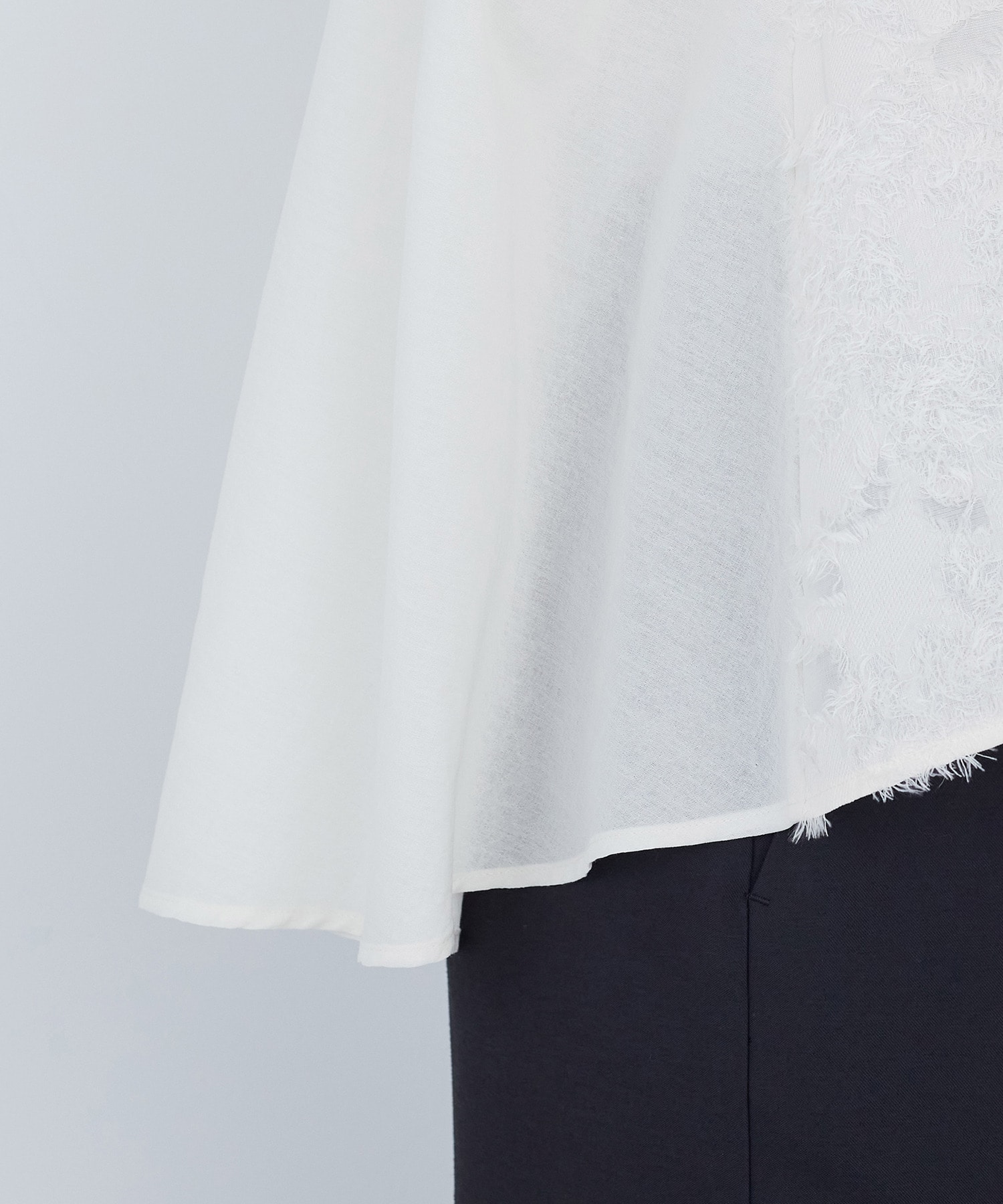 【ADIEU TRISTESSE】フラワージャカードブラウス 詳細画像 ブラック 16