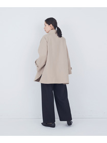 【ADIEU TRISTESSE】Aラインハーフコート 詳細画像 ベージュ 10