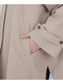 【ADIEU TRISTESSE】Aラインハーフコート 詳細画像 ベージュ 17