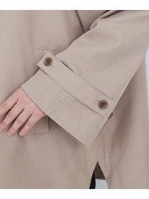 【ADIEU TRISTESSE】Aラインハーフコート 詳細画像 ベージュ 18