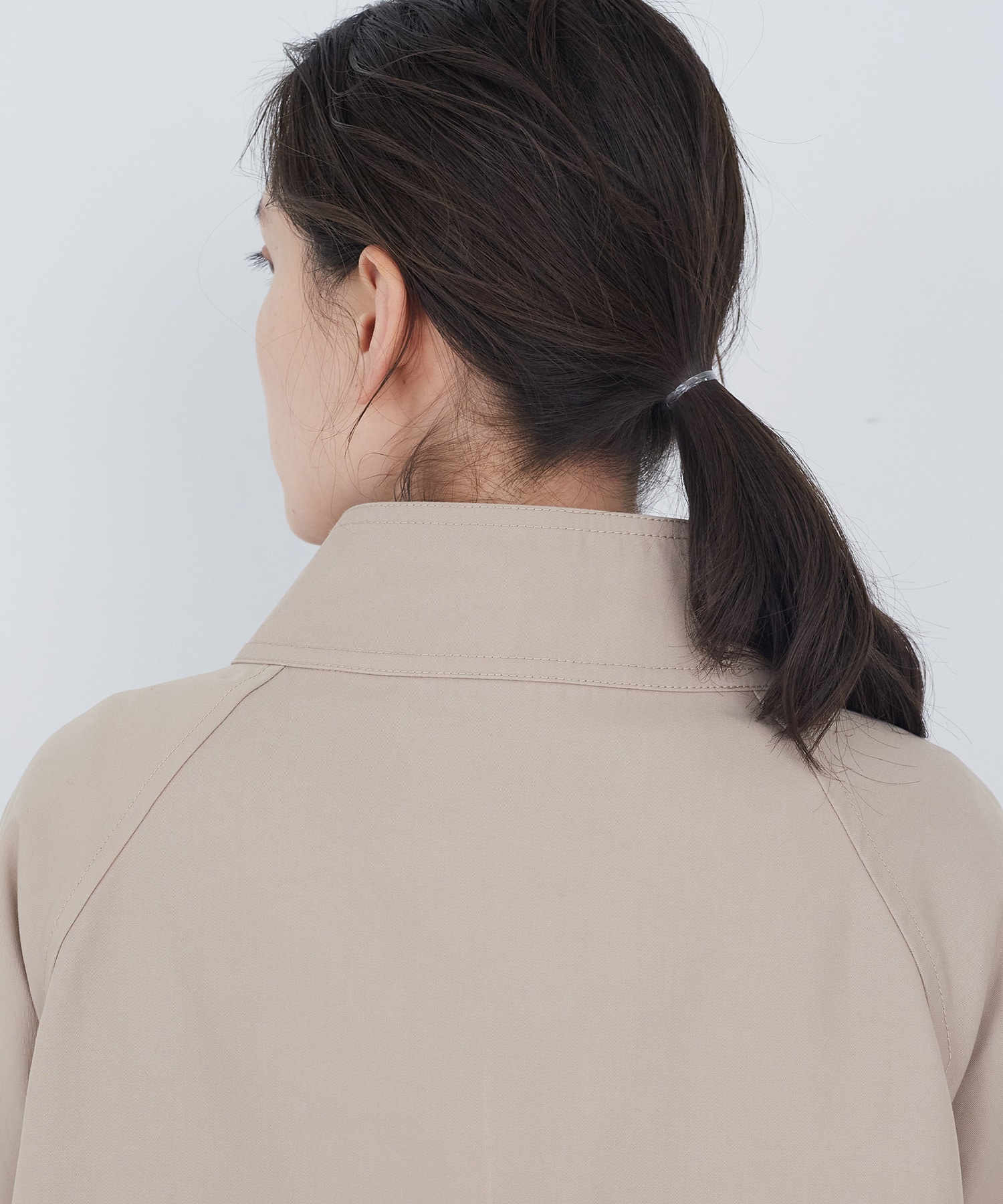 【ADIEU TRISTESSE】Aラインハーフコート 詳細画像 ベージュ 16
