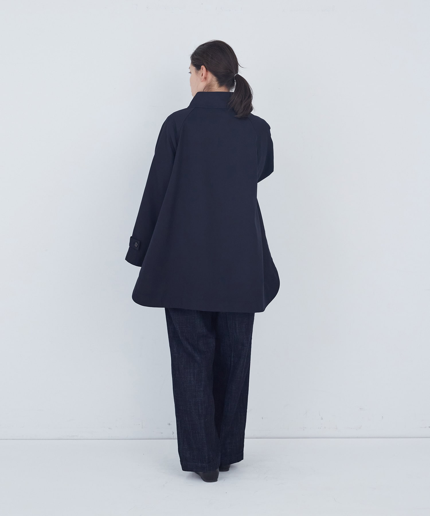 【ADIEU TRISTESSE】Aラインハーフコート 詳細画像 ベージュ 3