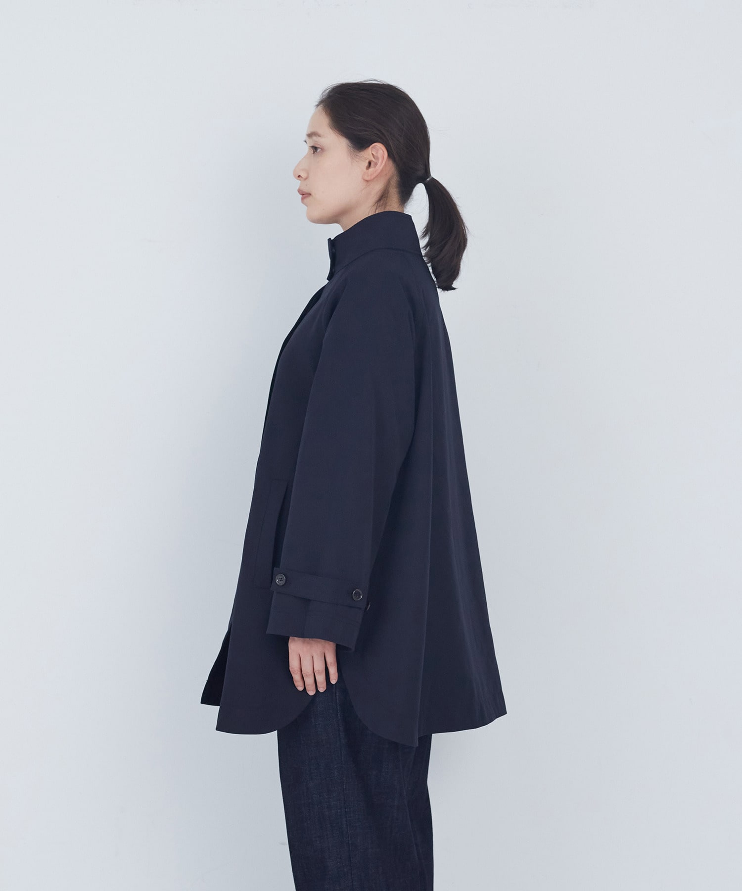 【ADIEU TRISTESSE】Aラインハーフコート 詳細画像 ベージュ 6