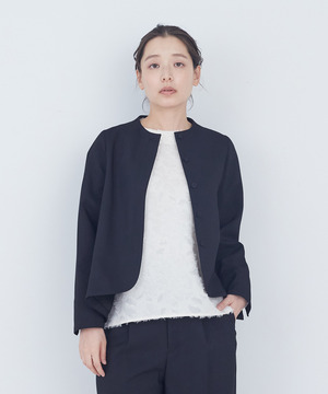 【ADIEU TRISTESSE】リーフカットジャケット 詳細画像 ブラック 1