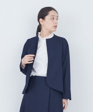 【ADIEU TRISTESSE】リーフカットジャケット 詳細画像 ネイビー 1