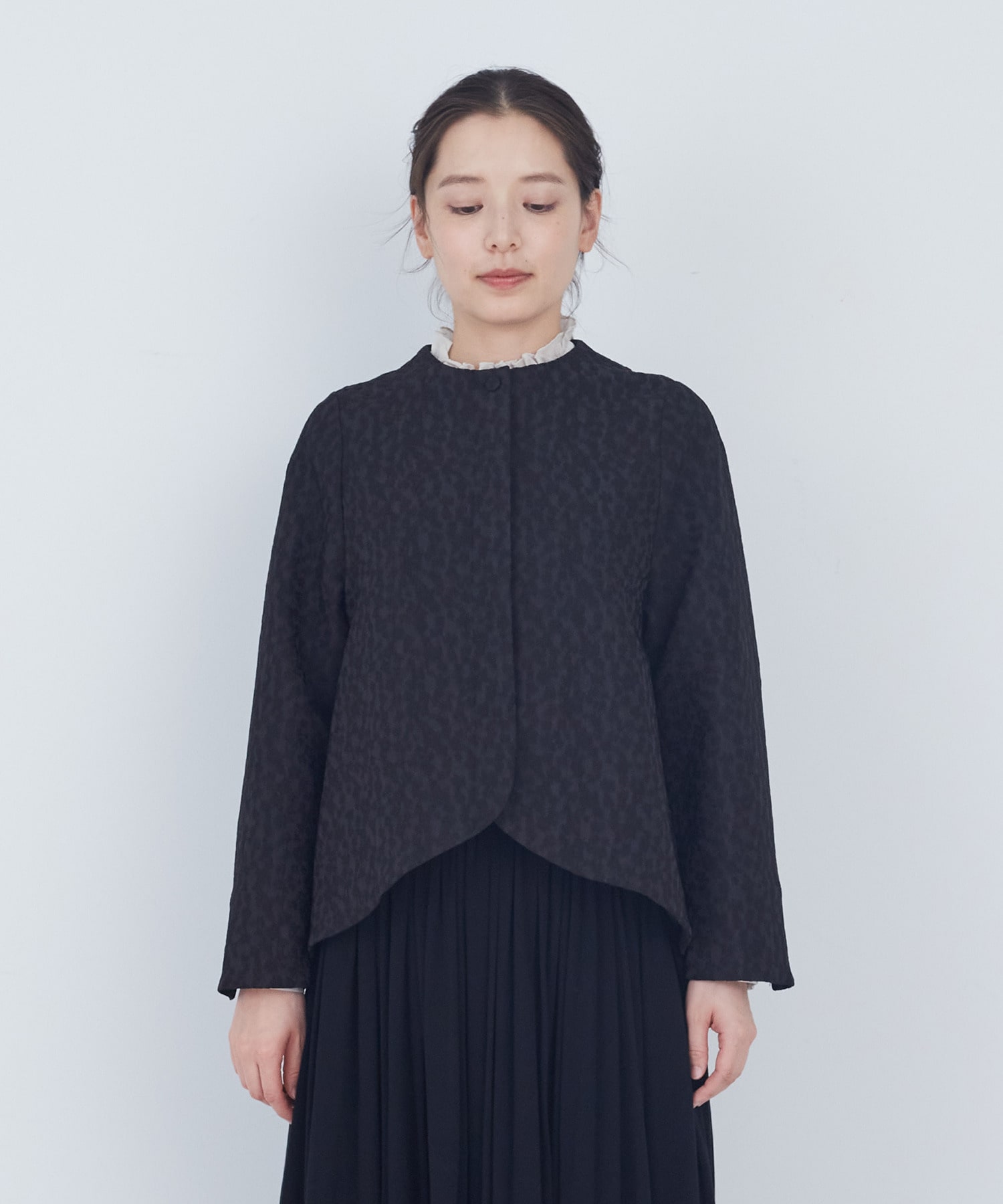 【ADIEU TRISTESSE】リーフカットジャケット 詳細画像 ブラック系その他 18