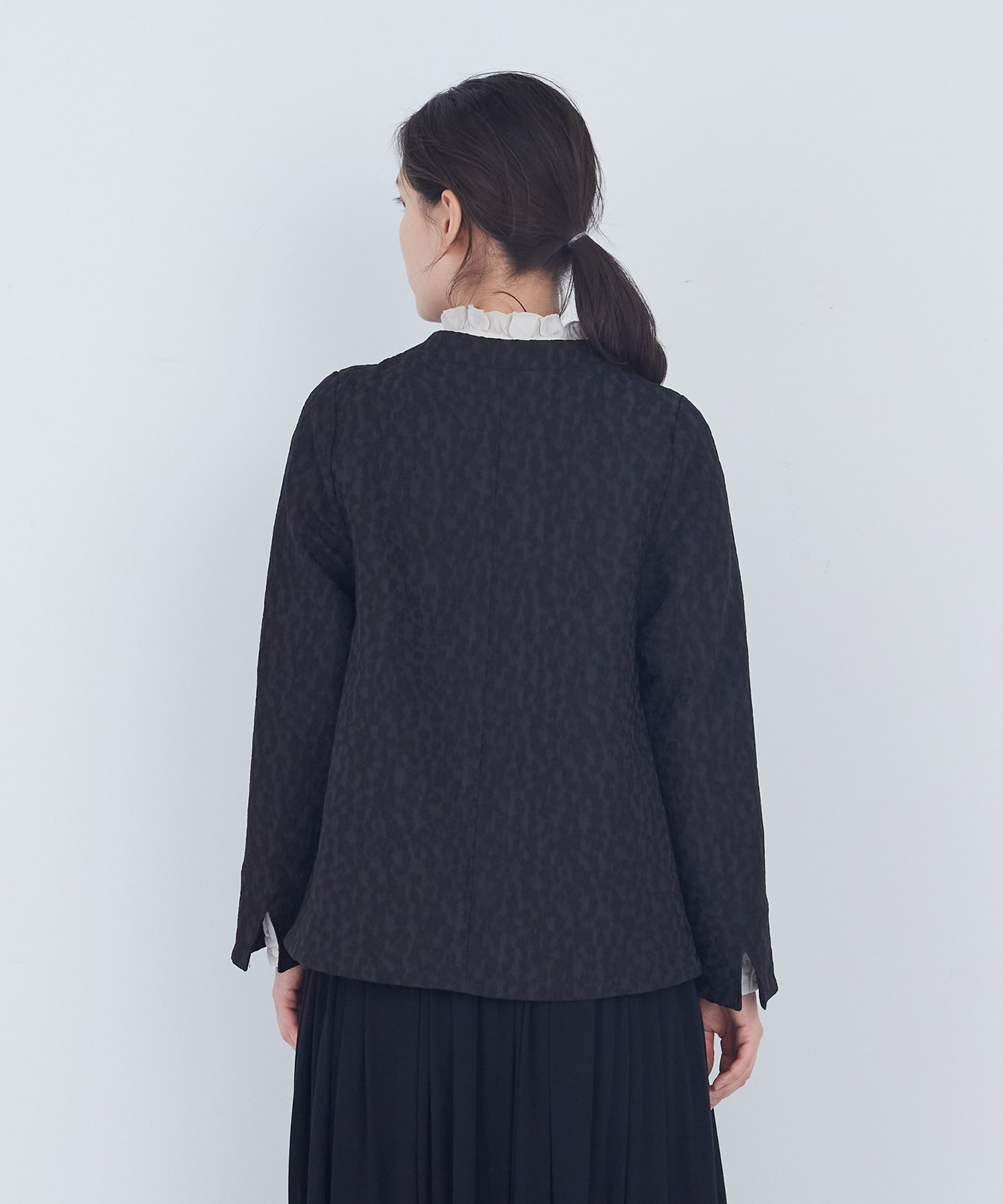 【ADIEU TRISTESSE】リーフカットジャケット 詳細画像 ブラック系その他 20