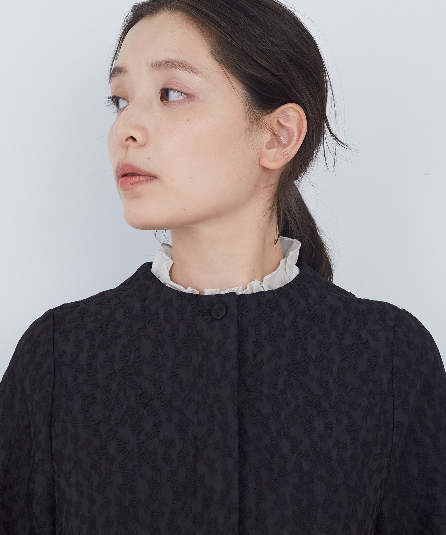 【ADIEU TRISTESSE】リーフカットジャケット 詳細画像 ブラック系その他 21