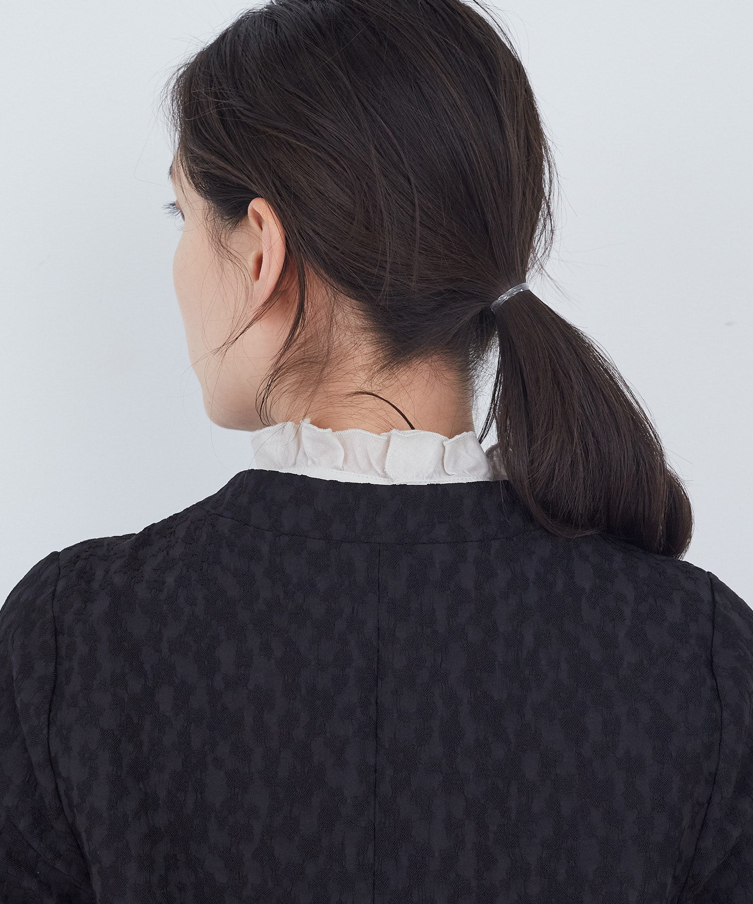 【ADIEU TRISTESSE】リーフカットジャケット 詳細画像 ブラック系その他 22