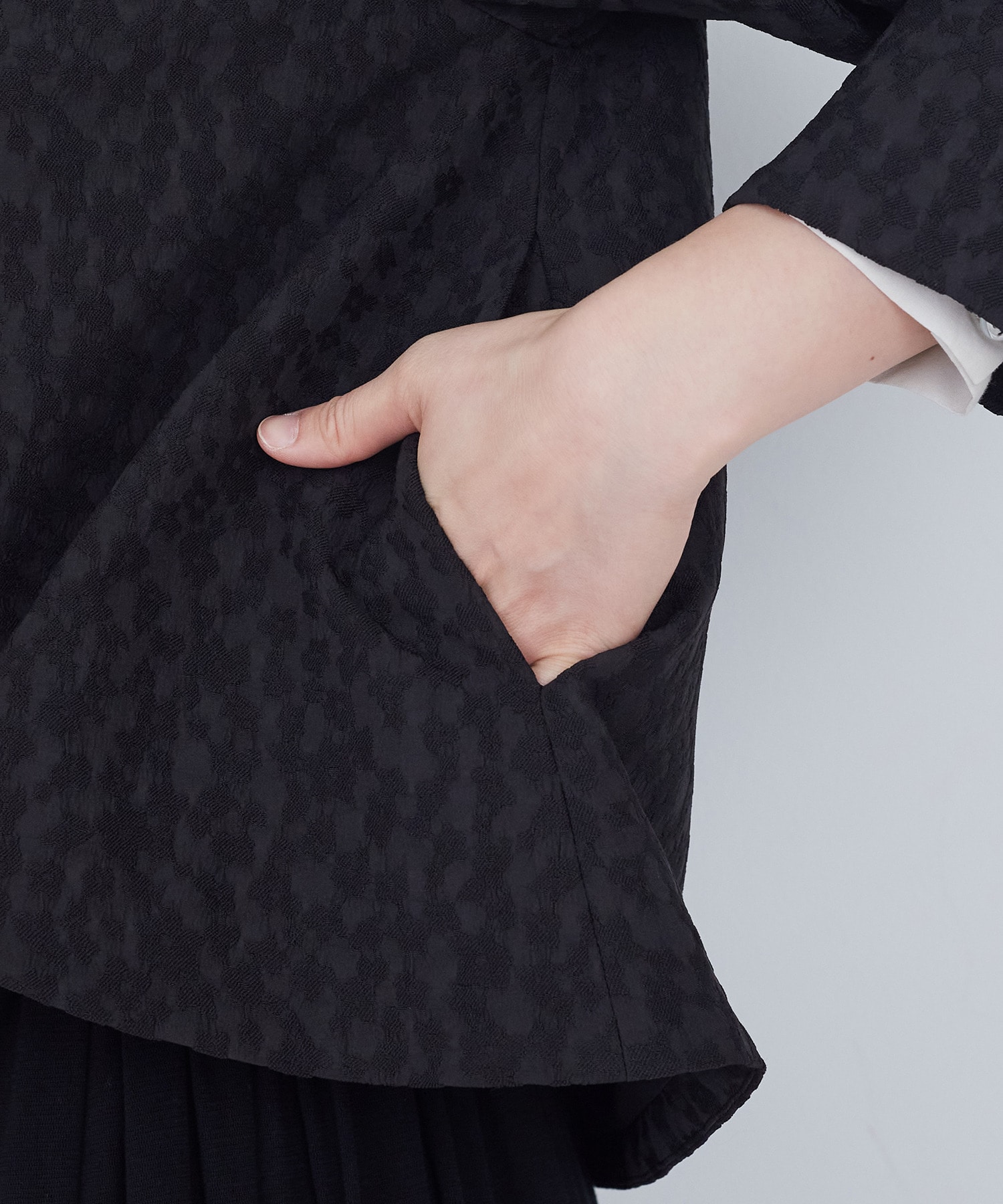 【ADIEU TRISTESSE】リーフカットジャケット 詳細画像 ブラック系その他 24