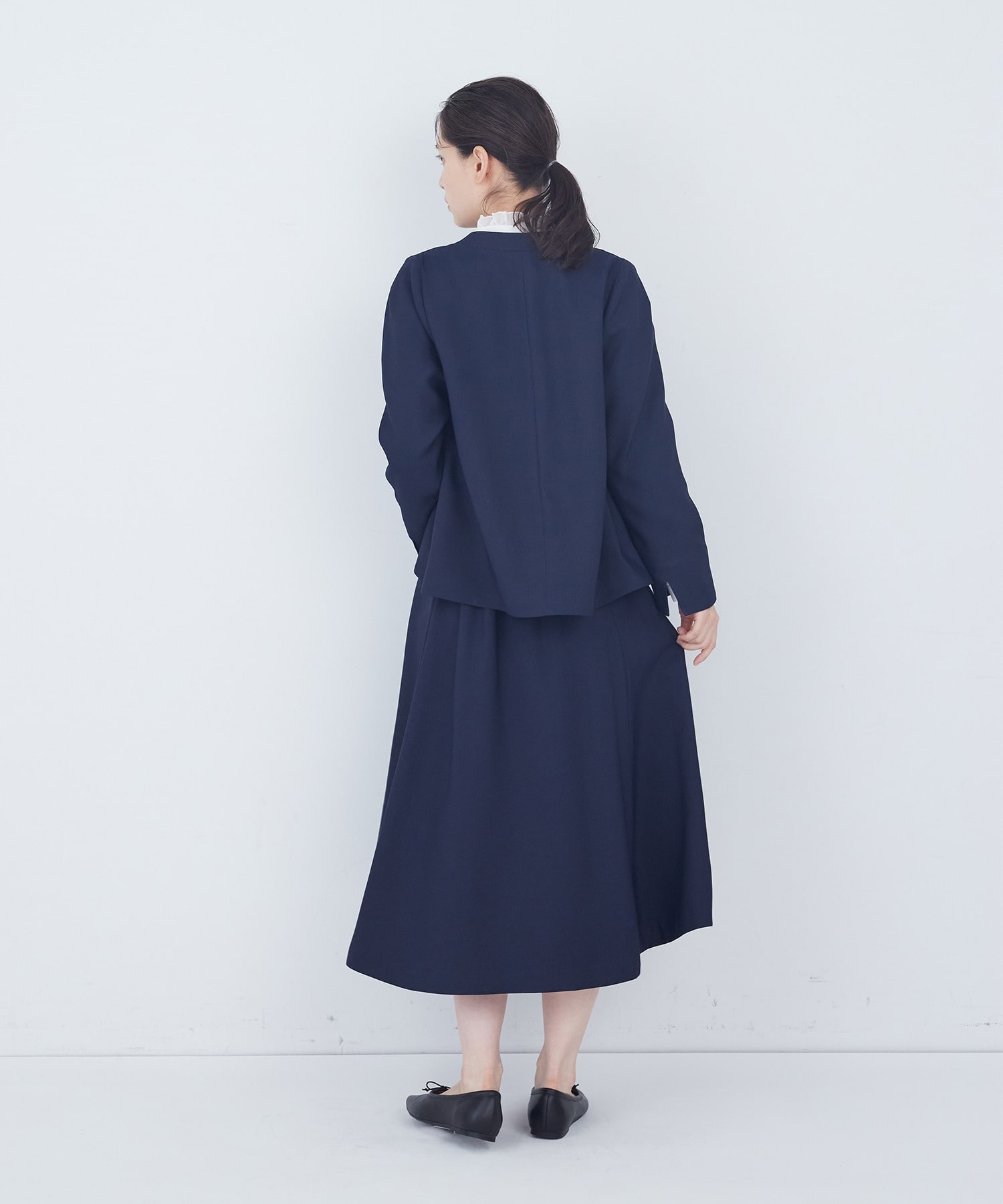 【ADIEU TRISTESSE】リーフカットジャケット 詳細画像 ブラック系その他 3