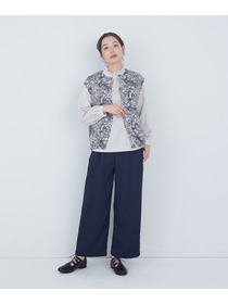 【ADIEU TRISTESSE】タックストレートパンツ 詳細画像 ネイビー 12