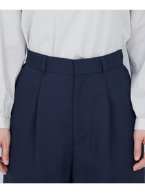 【ADIEU TRISTESSE】タックストレートパンツ 詳細画像 ネイビー 17