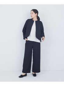 【ADIEU TRISTESSE】タックストレートパンツ 詳細画像 ネイビー 4