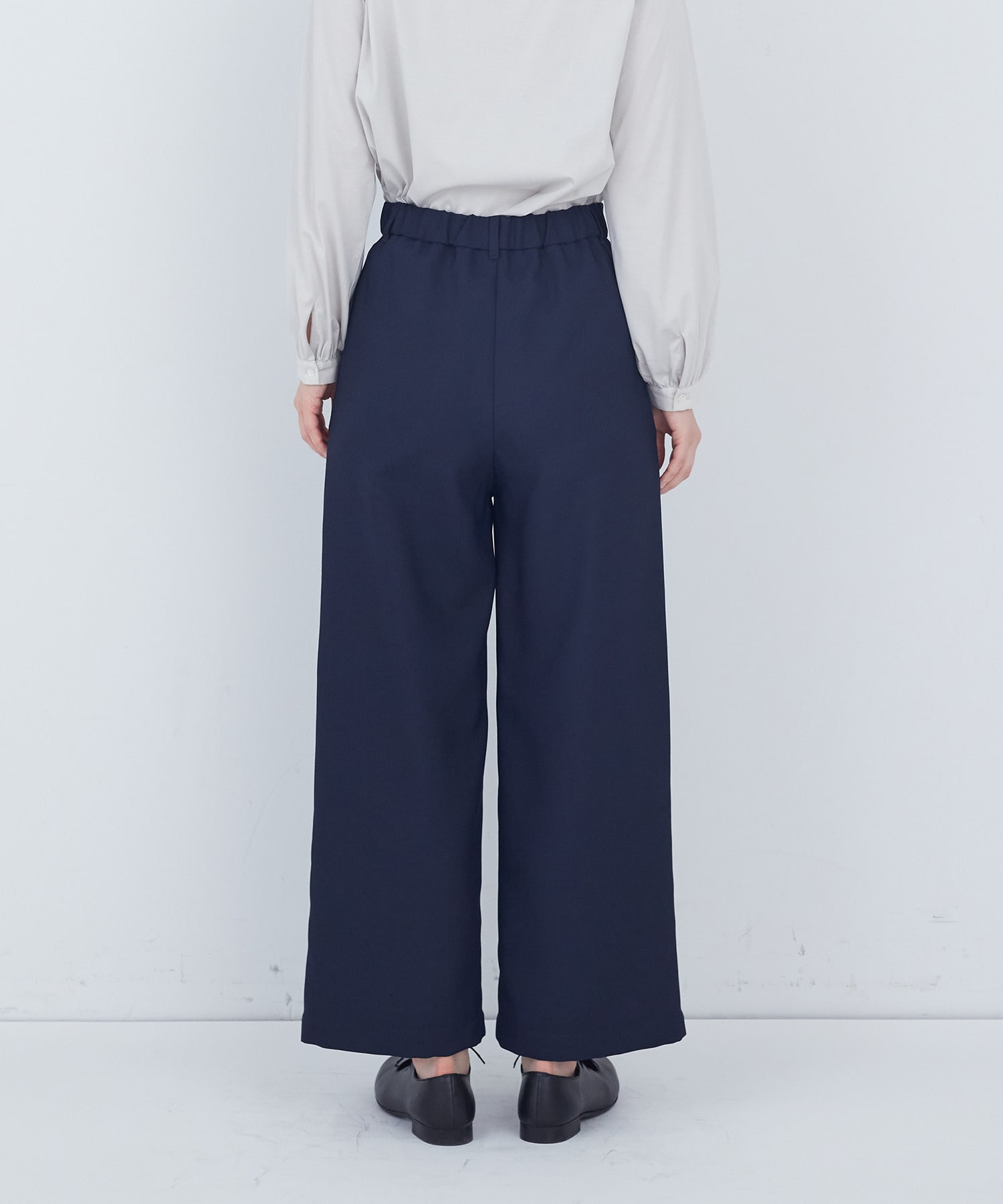 【ADIEU TRISTESSE】タックストレートパンツ 詳細画像 ネイビー 16