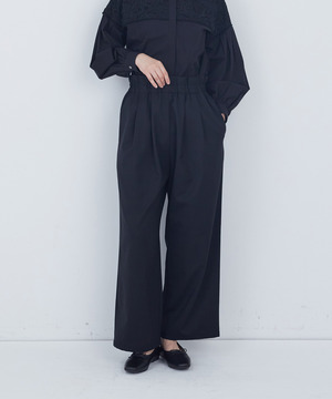 【ADIEU TRISTESSE】きれいめイージーパンツ 詳細画像 ブラック 1