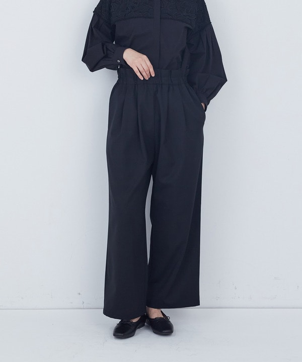 きれいめイージーパンツ 詳細画像 ブラック 1