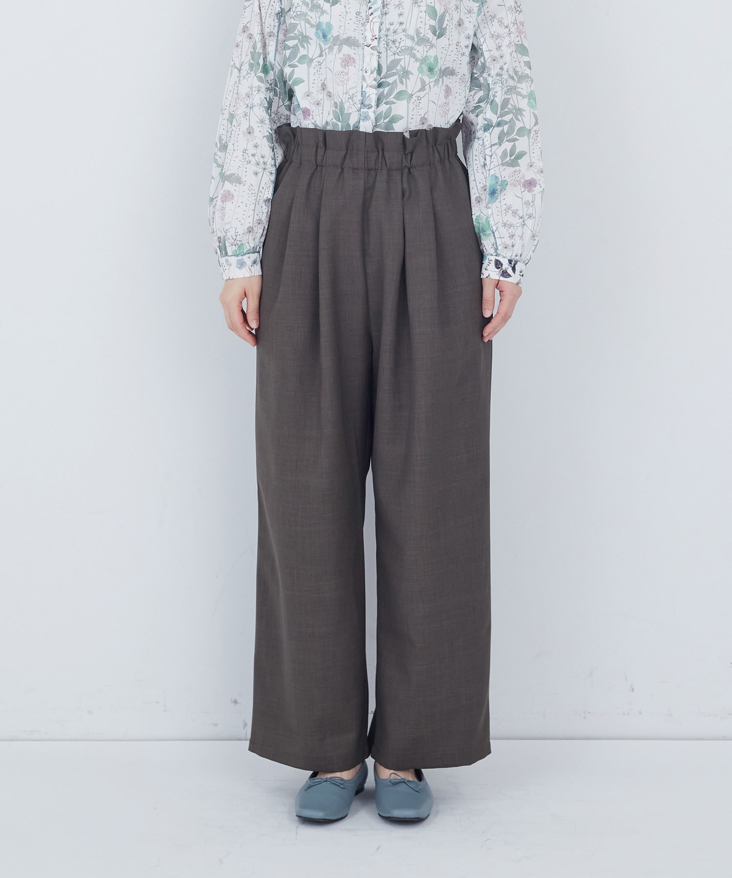 【ADIEU TRISTESSE】きれいめイージーパンツ 詳細画像 ブラック 11