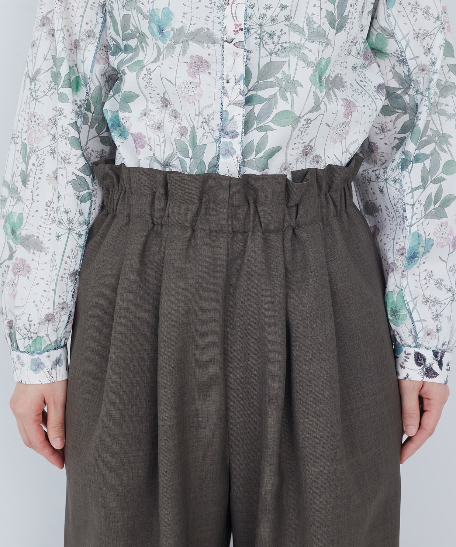 【ADIEU TRISTESSE】きれいめイージーパンツ 詳細画像 ブラック 14