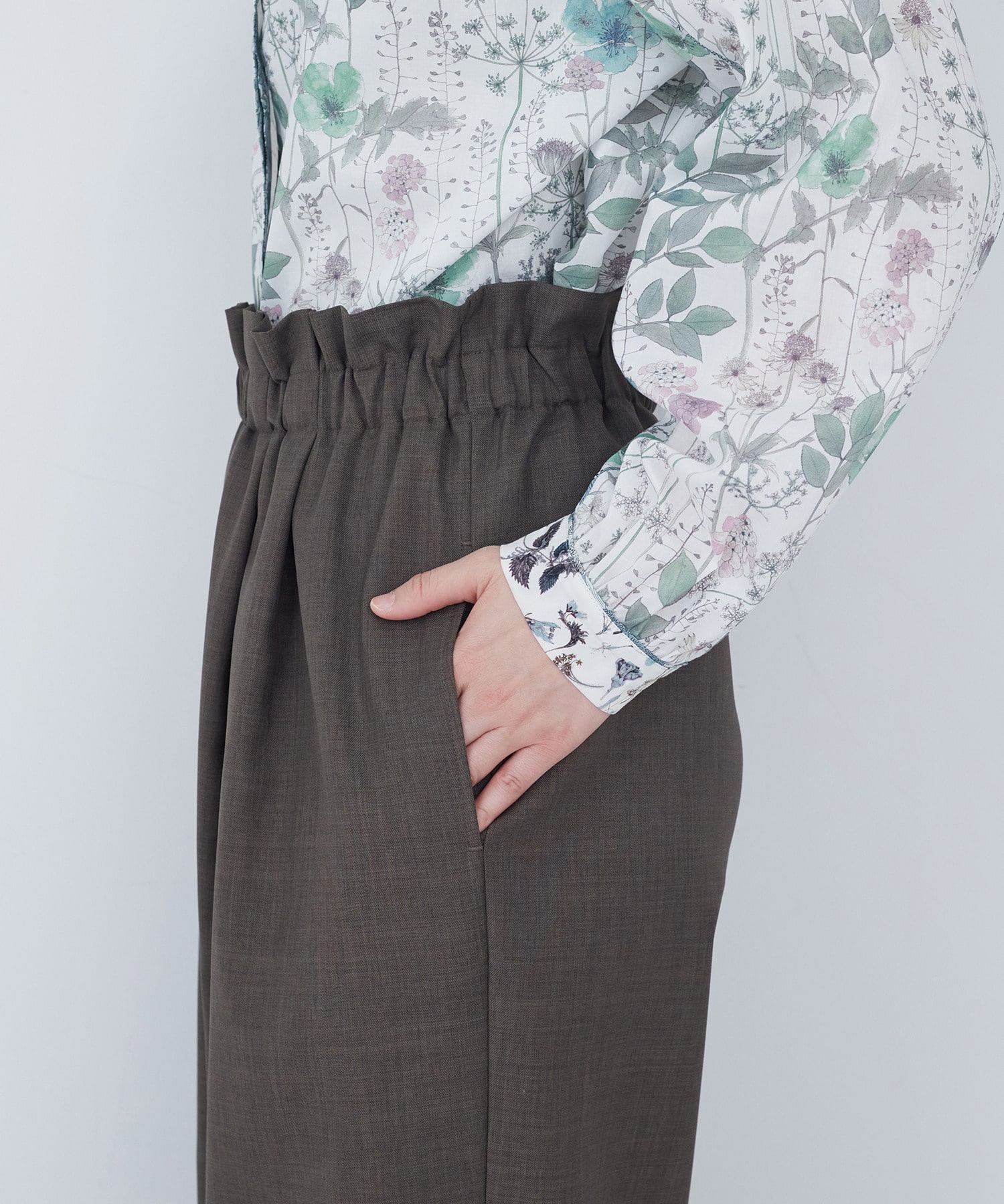 【ADIEU TRISTESSE】きれいめイージーパンツ 詳細画像 ブラック 16