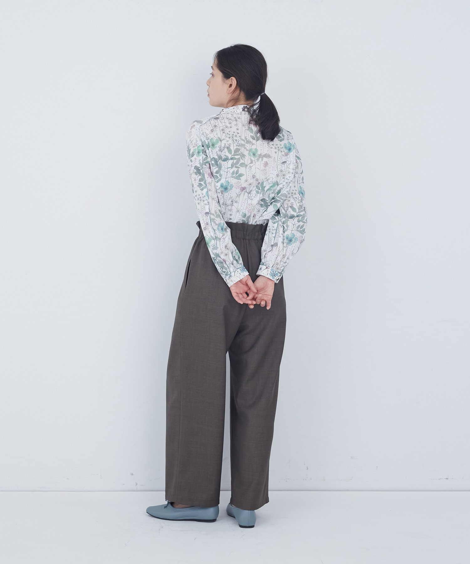 【ADIEU TRISTESSE】きれいめイージーパンツ 詳細画像 ブラック 9