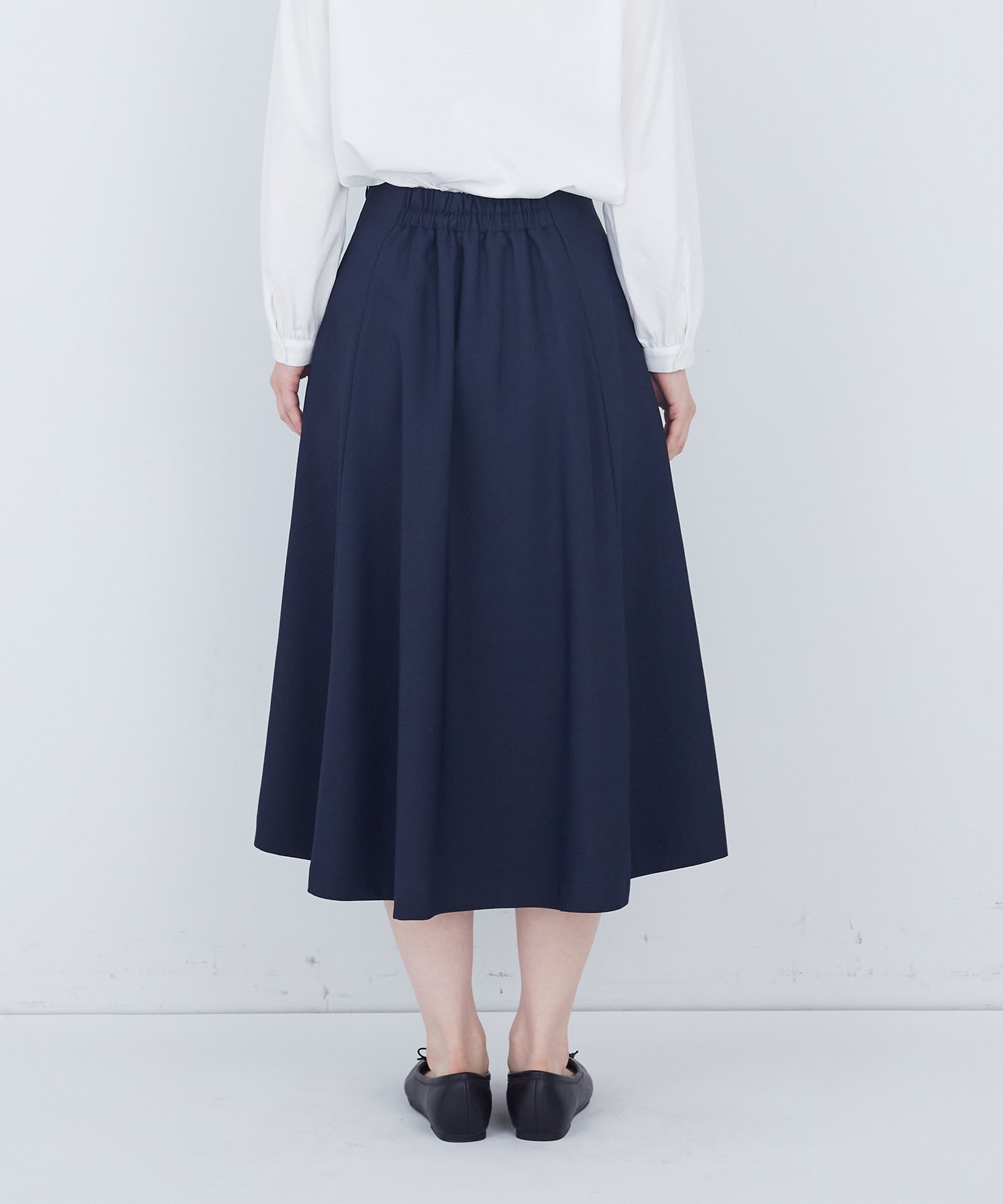 【ADIEU TRISTESSE】タックフレアースカート 詳細画像 ブラック 15