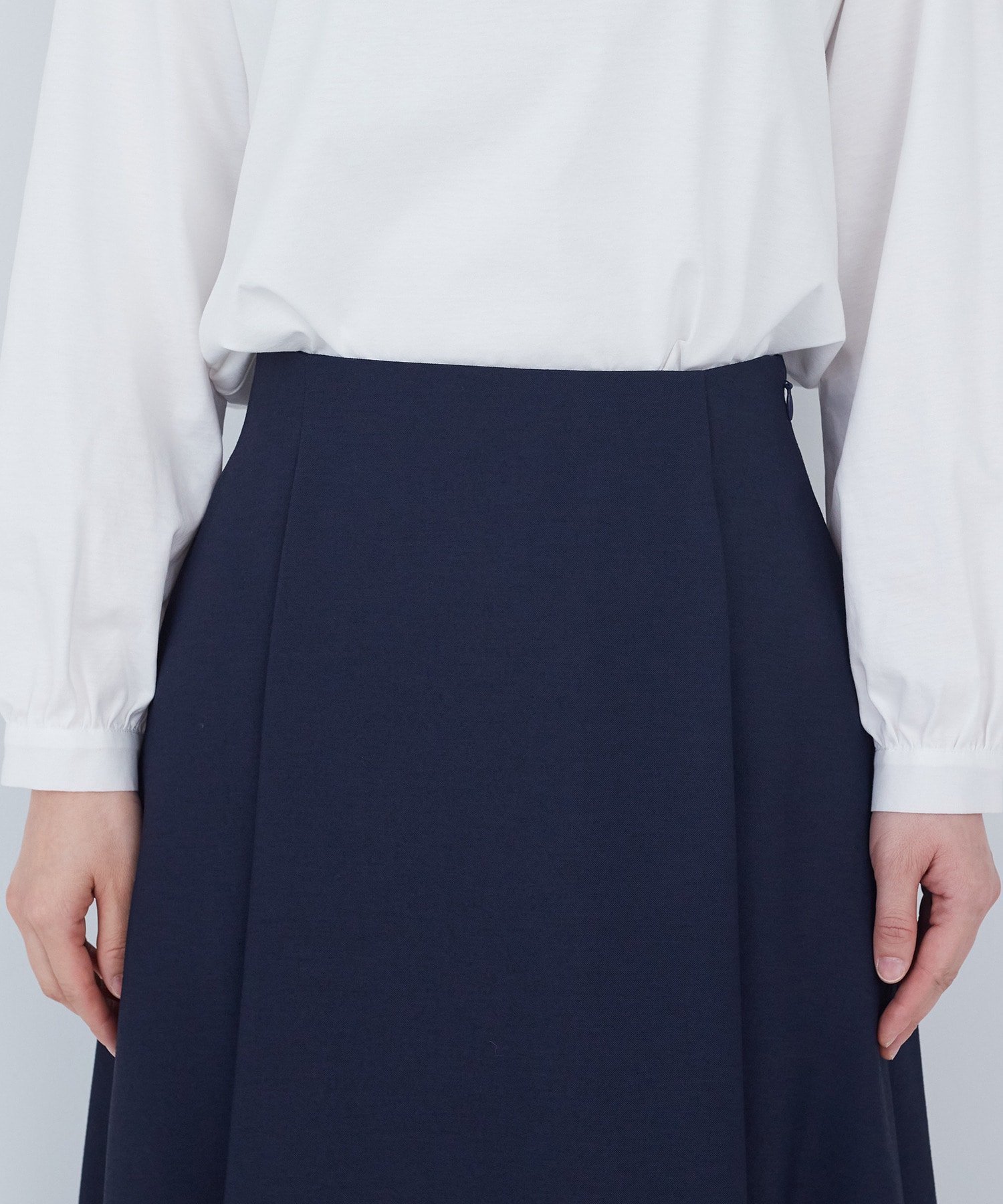 【ADIEU TRISTESSE】タックフレアースカート 詳細画像 ブラック 16