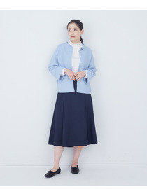 【ADIEU TRISTESSE】【2way】COTTON FORTホールガーメントニットカーディガン 詳細画像 ブラック 1