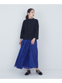 【ADIEU TRISTESSE】【2way】COTTON FORTホールガーメントニットカーディガン 詳細画像 ブラック 10