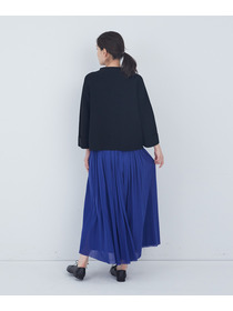 【ADIEU TRISTESSE】【2way】COTTON FORTホールガーメントニットカーディガン 詳細画像 ブラック 12