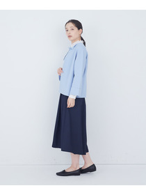 【ADIEU TRISTESSE】【2way】COTTON FORTホールガーメントニットカーディガン 詳細画像 ブラック 2