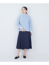 【ADIEU TRISTESSE】【2way】COTTON FORTホールガーメントニットカーディガン 詳細画像 ブラック 4