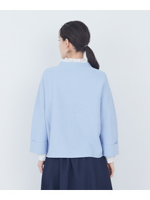 【ADIEU TRISTESSE】【2way】COTTON FORTホールガーメントニットカーディガン 詳細画像 ブラック 9