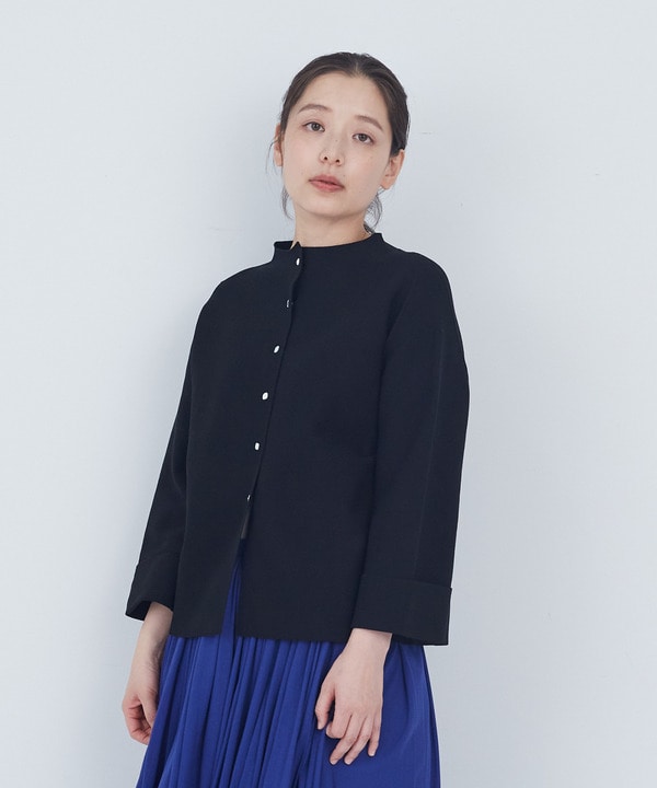 【2way】COTTON FORTホールガーメントニットカーディガン 詳細画像 ブラック 1