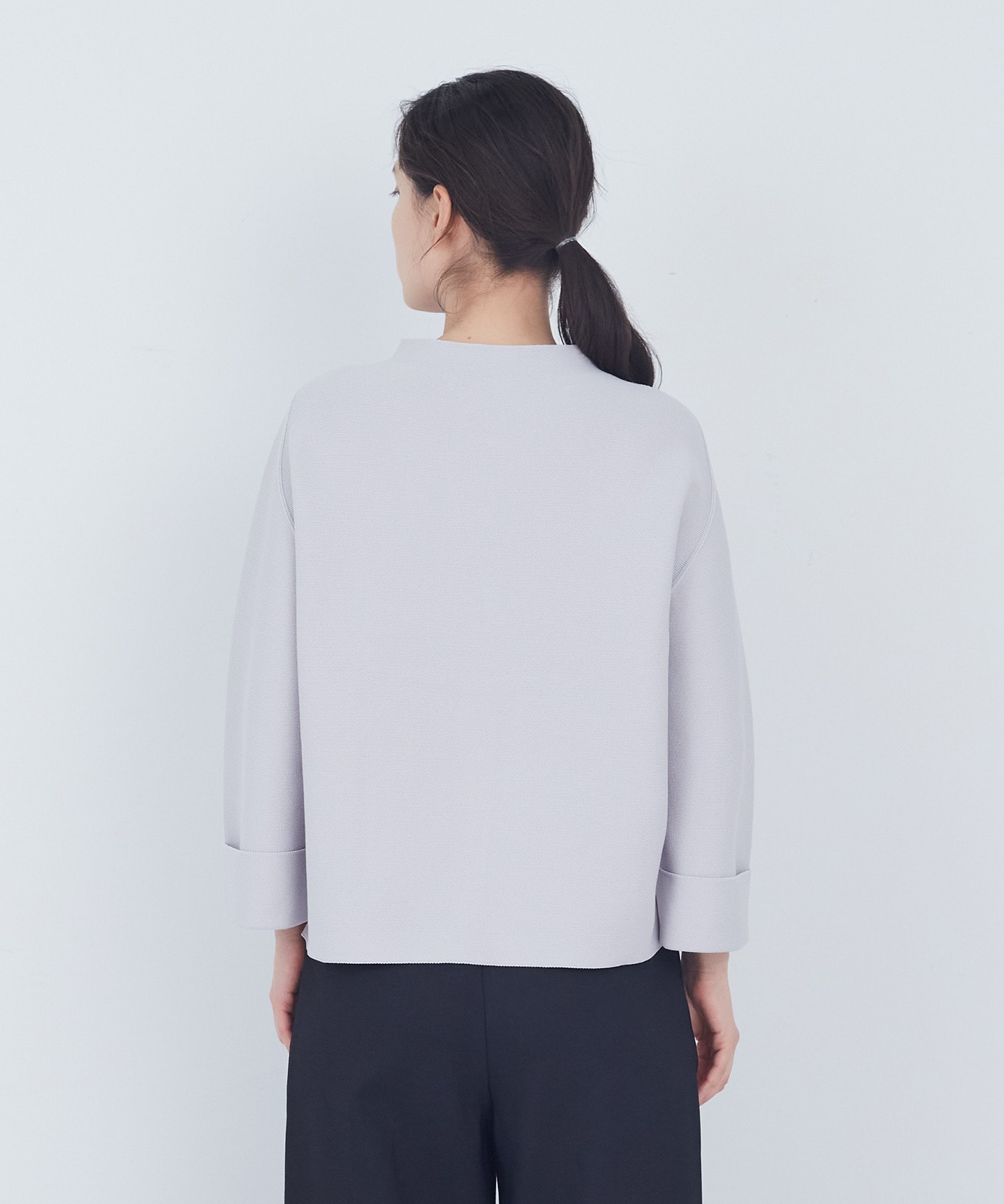 【ADIEU TRISTESSE】【2way】COTTON FORTホールガーメントニットカーディガン 詳細画像 ブラック 25