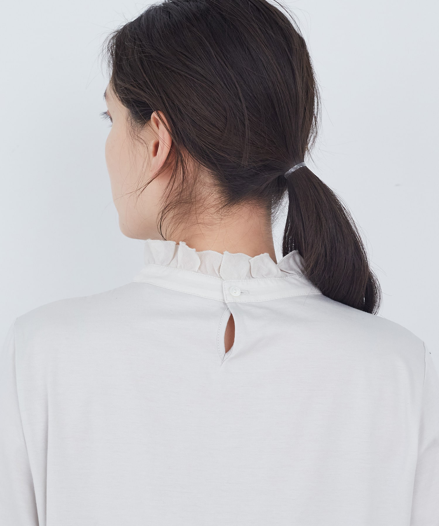 【ADIEU TRISTESSE】フリルカラーブラウス 詳細画像 オフホワイト 14