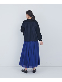 【ADIEU TRISTESSE】裏毛&times;布帛コンビプルオーバー 詳細画像 ブラック 11