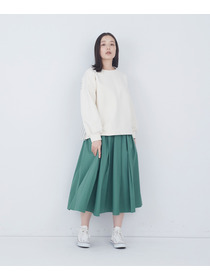 【ADIEU TRISTESSE】裏毛&times;布帛コンビプルオーバー 詳細画像 ブラック 4