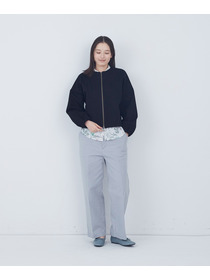 【ADIEU TRISTESSE】裏毛ダブルジップブルゾン 詳細画像 ブラック 11