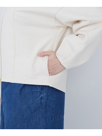 【ADIEU TRISTESSE】裏毛ダブルジップブルゾン 詳細画像 ブラック 26