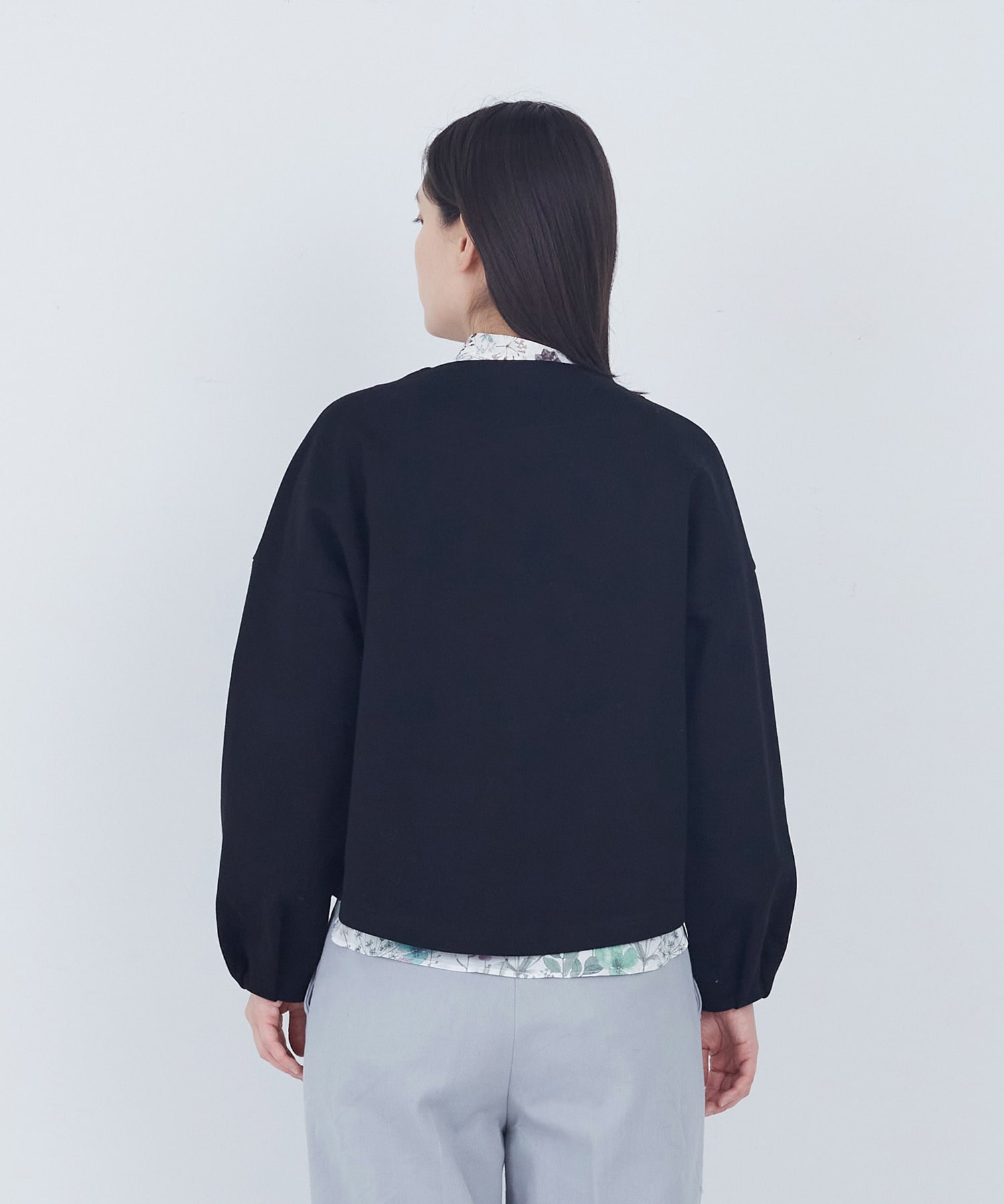 【ADIEU TRISTESSE】裏毛ダブルジップブルゾン 詳細画像 ブラック 14