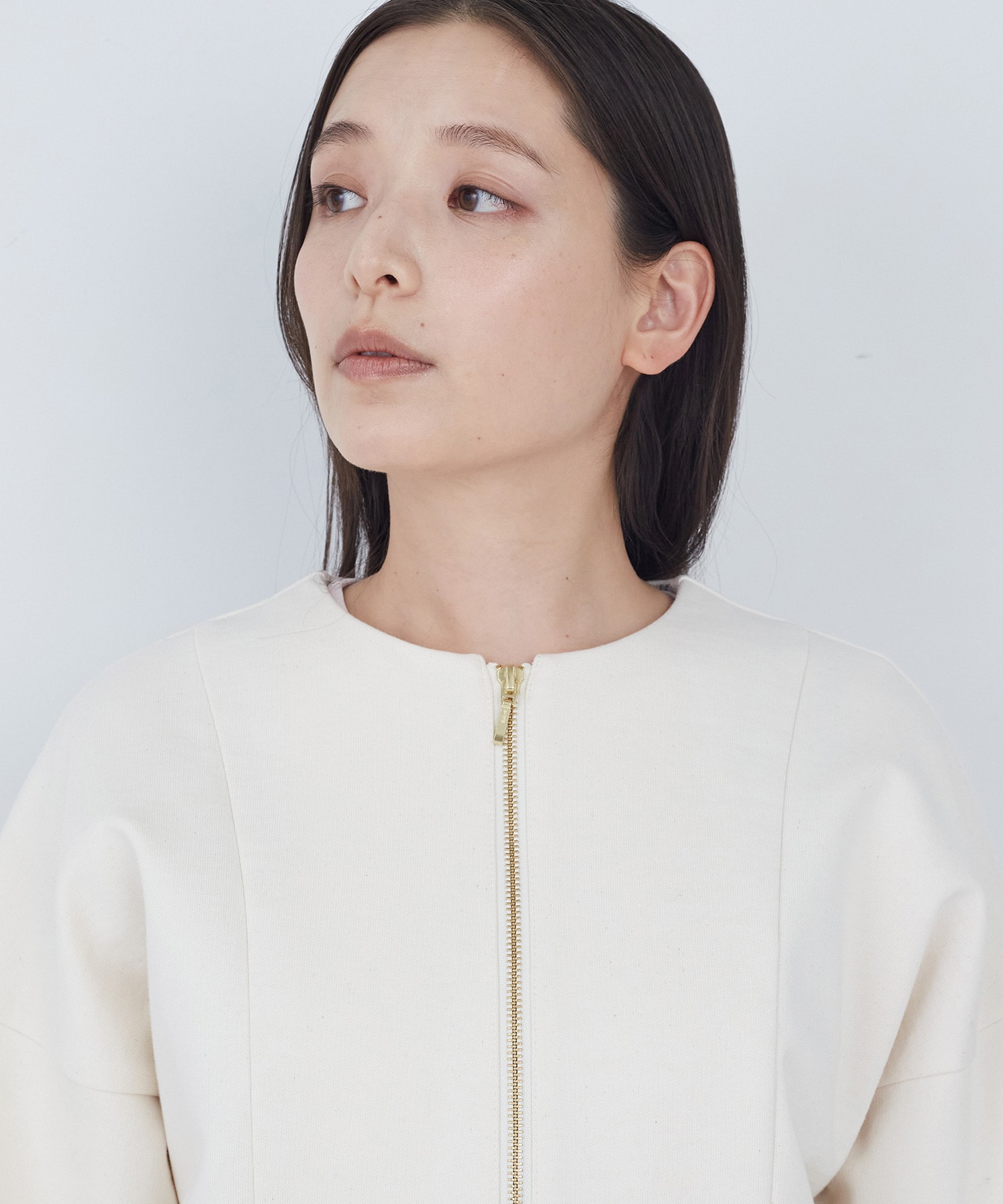 【ADIEU TRISTESSE】裏毛ダブルジップブルゾン 詳細画像 ブラック 23