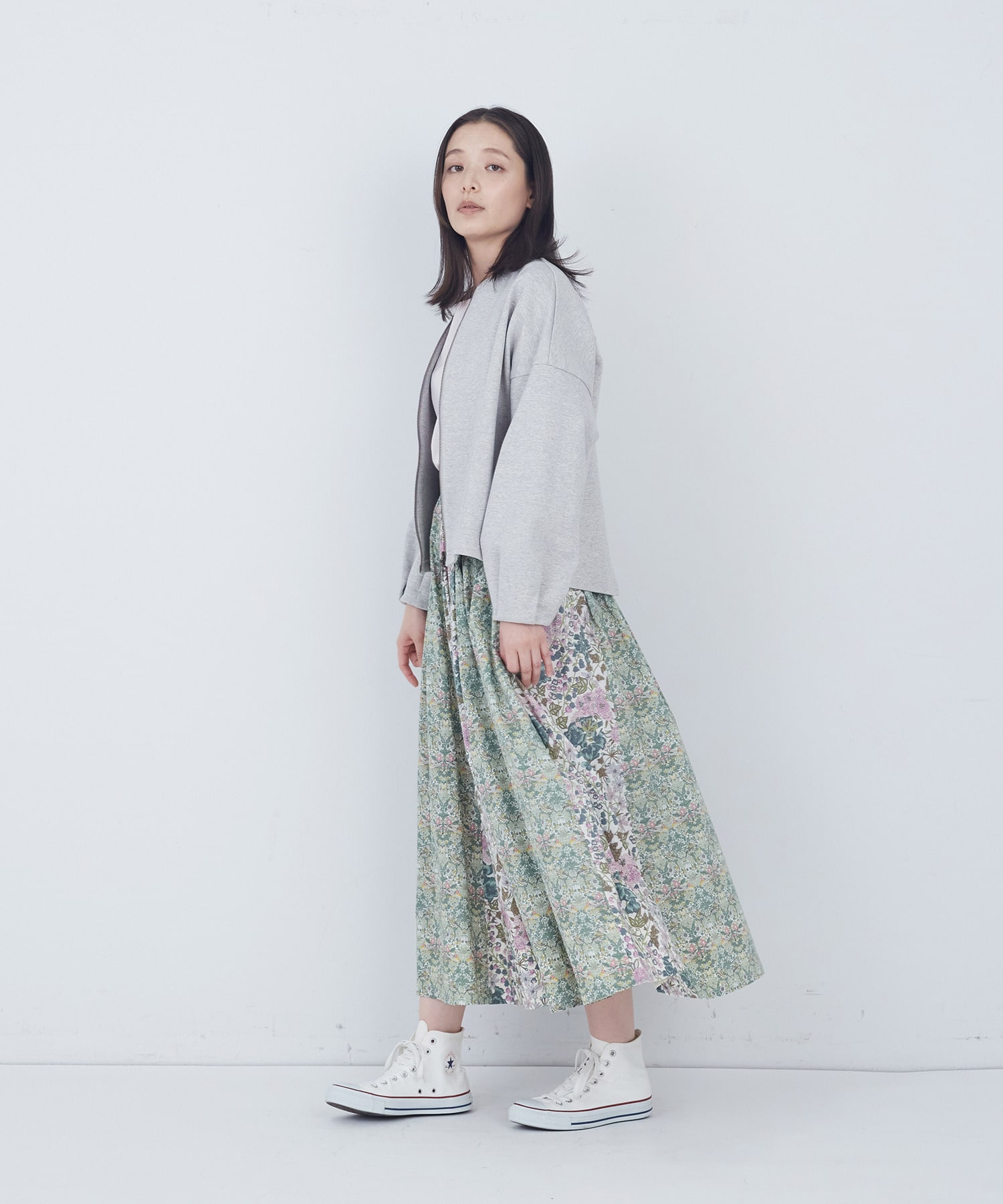 【ADIEU TRISTESSE】裏毛ダブルジップブルゾン 詳細画像 ブラック 3