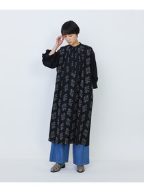 【LOISIR】オリジナル柄刺繍ワンピース 詳細画像 ブラック系その他 1