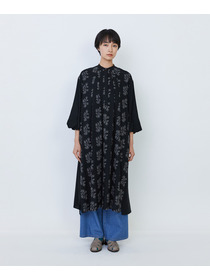 【LOISIR】オリジナル柄刺繍ワンピース 詳細画像 ブラック系その他 10